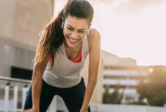 femme qui a fait du sport