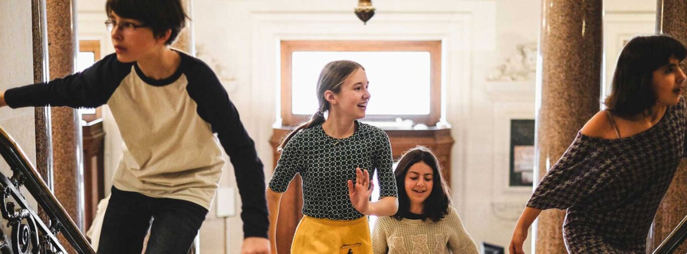 entrée des enfants à L'opera-comique